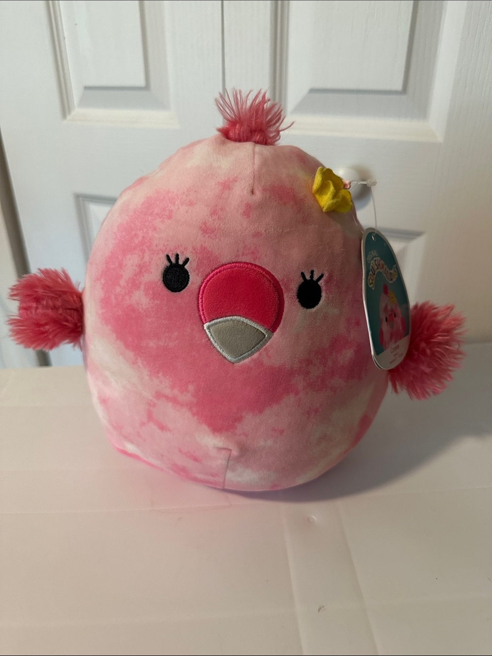 Squishmallow cookie the flamingo